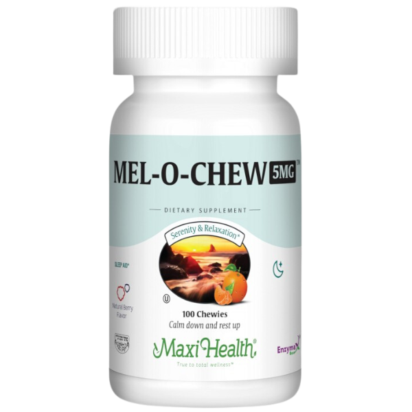 Maxi Health Mel-O-Chew Melatonin 5mg Berry Flavor