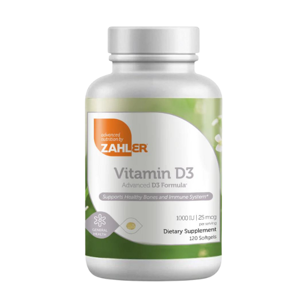Zahler Vitamin D3 1000IU