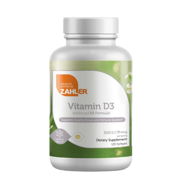 Zahler Vitamin D3 3000IU